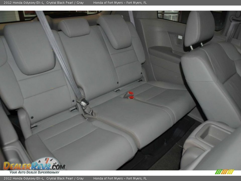 2012 Honda Odyssey EX-L Crystal Black Pearl / Gray Photo #29