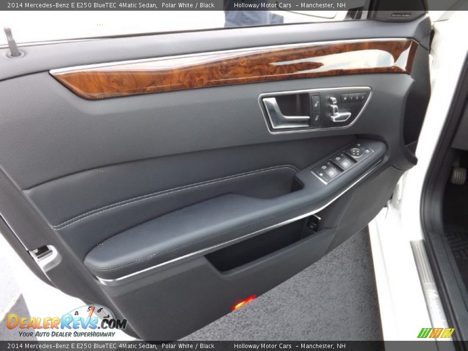 2014 Mercedes-Benz E E250 BlueTEC 4Matic Sedan Polar White / Black Photo #9