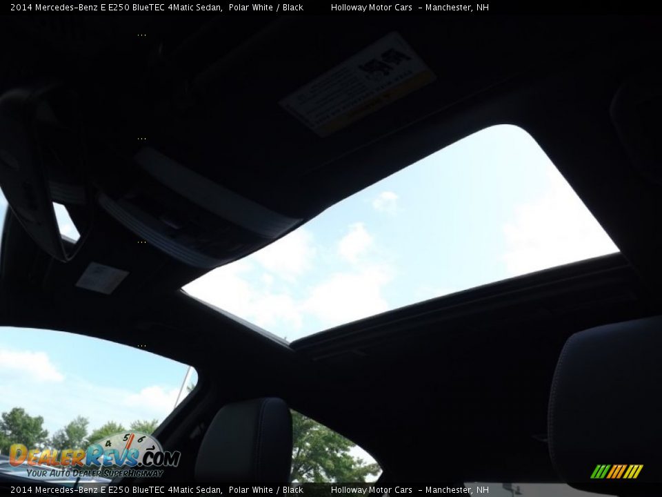 2014 Mercedes-Benz E E250 BlueTEC 4Matic Sedan Polar White / Black Photo #10