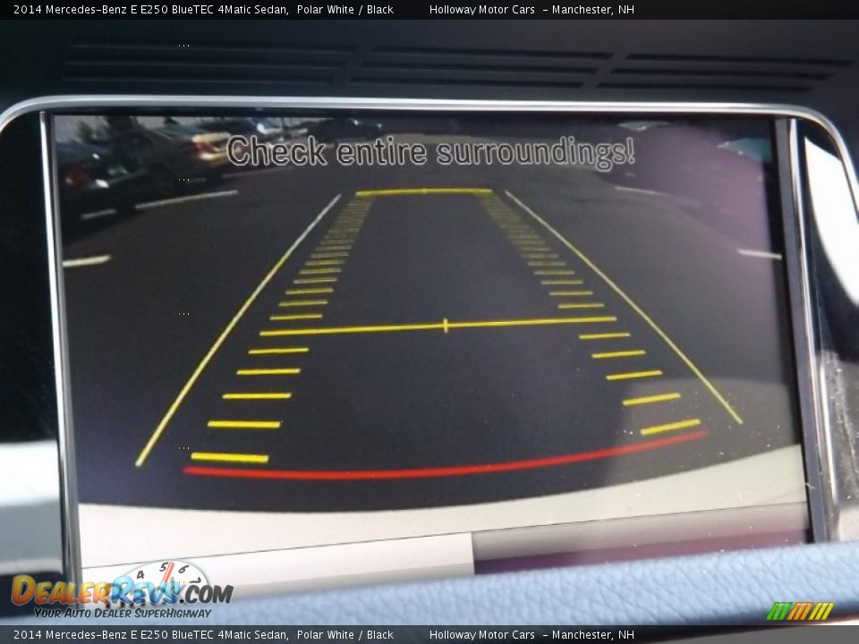 2014 Mercedes-Benz E E250 BlueTEC 4Matic Sedan Polar White / Black Photo #14