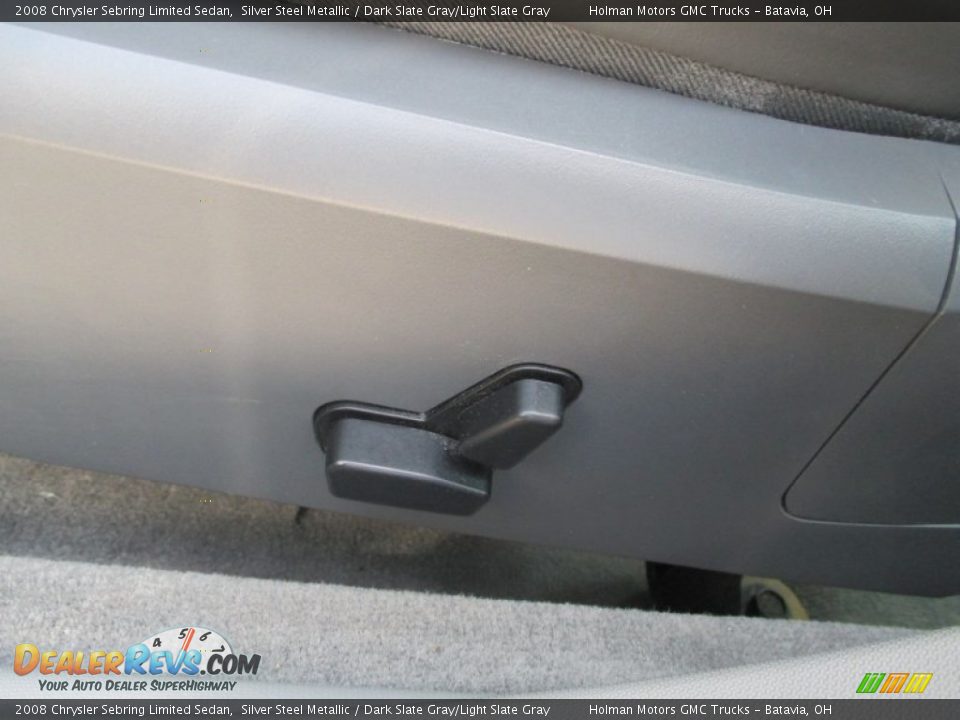 2008 Chrysler Sebring Limited Sedan Silver Steel Metallic / Dark Slate Gray/Light Slate Gray Photo #6