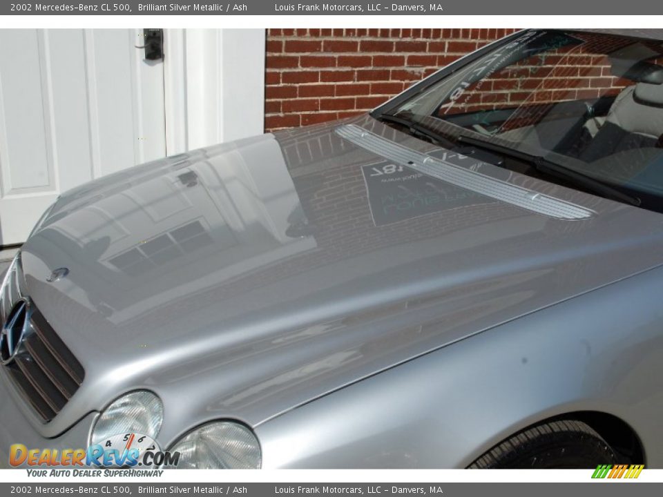2002 Mercedes-Benz CL 500 Brilliant Silver Metallic / Ash Photo #29