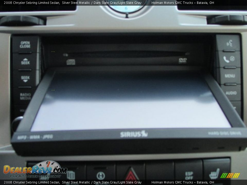 2008 Chrysler Sebring Limited Sedan Silver Steel Metallic / Dark Slate Gray/Light Slate Gray Photo #10