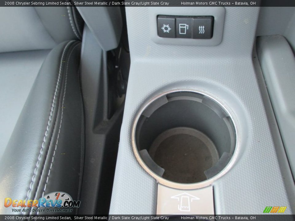 2008 Chrysler Sebring Limited Sedan Silver Steel Metallic / Dark Slate Gray/Light Slate Gray Photo #15