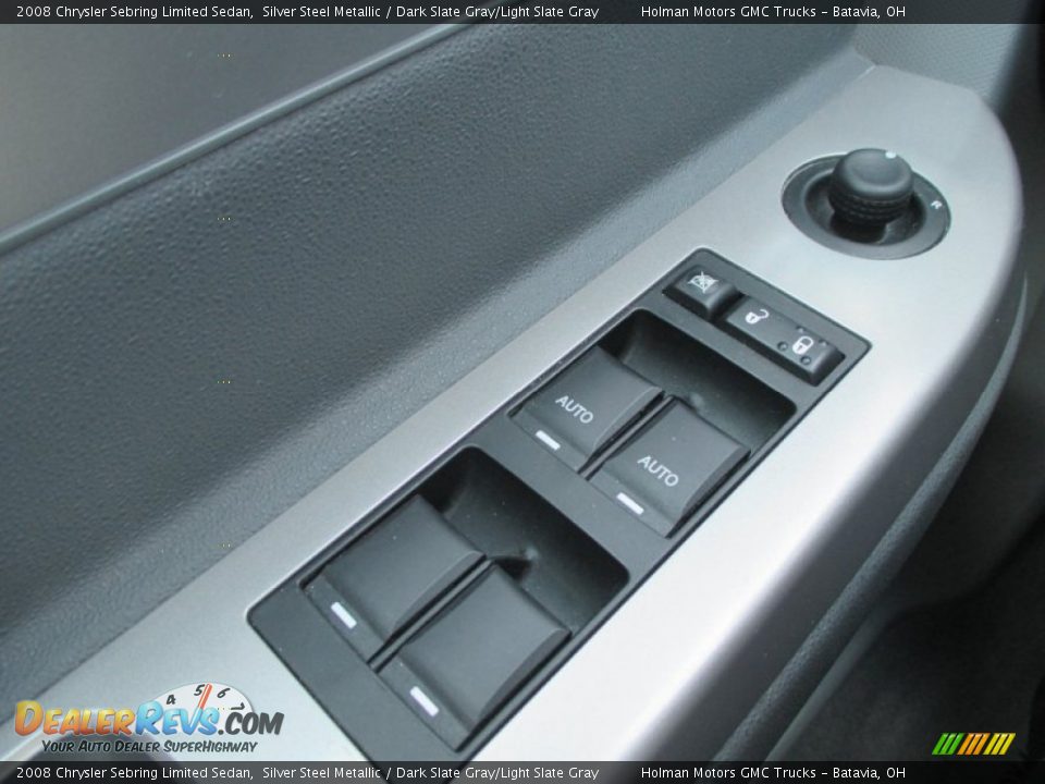 2008 Chrysler Sebring Limited Sedan Silver Steel Metallic / Dark Slate Gray/Light Slate Gray Photo #21