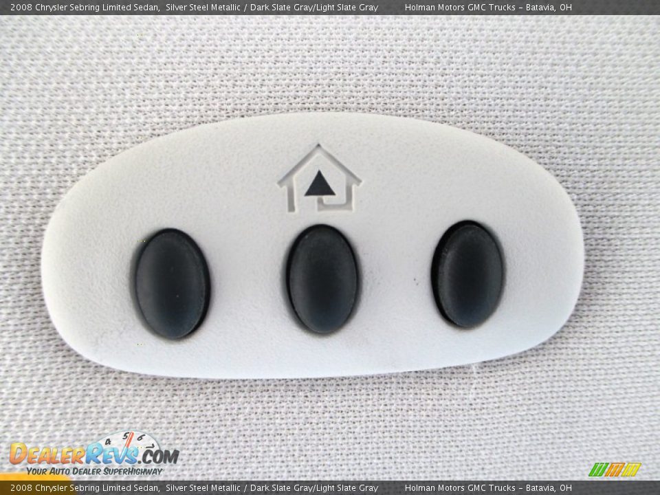 2008 Chrysler Sebring Limited Sedan Silver Steel Metallic / Dark Slate Gray/Light Slate Gray Photo #22