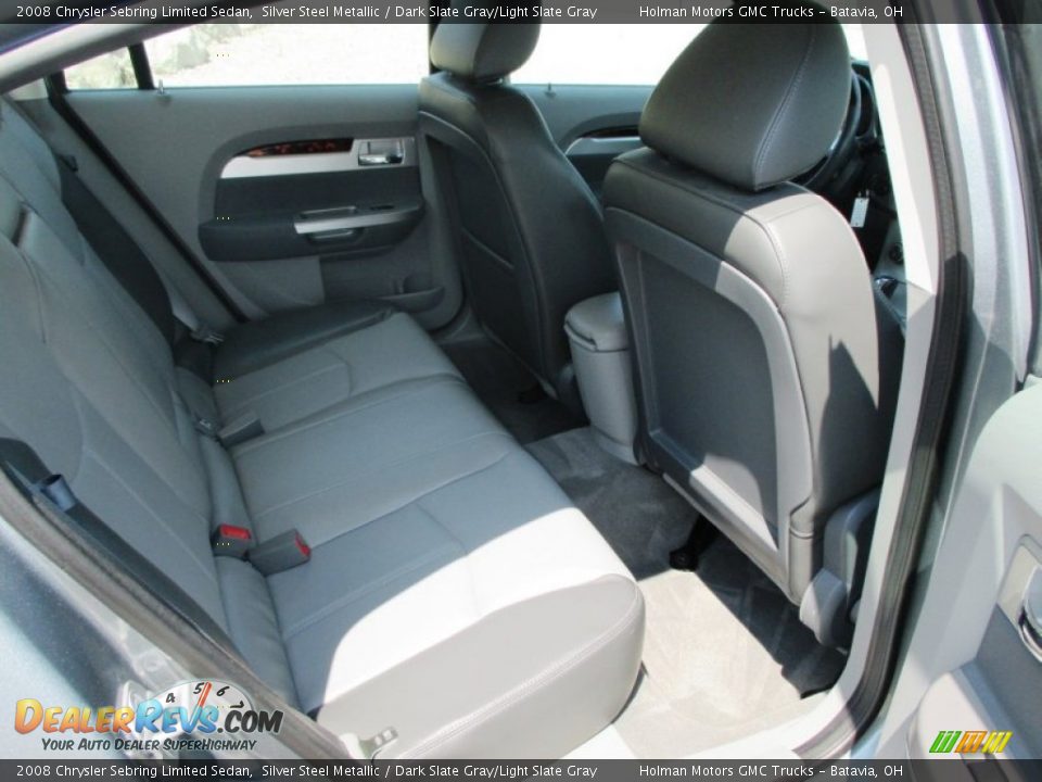 2008 Chrysler Sebring Limited Sedan Silver Steel Metallic / Dark Slate Gray/Light Slate Gray Photo #29