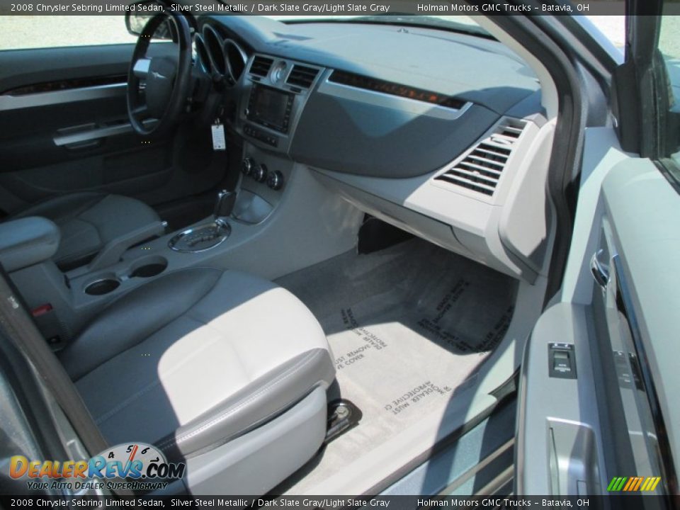 2008 Chrysler Sebring Limited Sedan Silver Steel Metallic / Dark Slate Gray/Light Slate Gray Photo #30