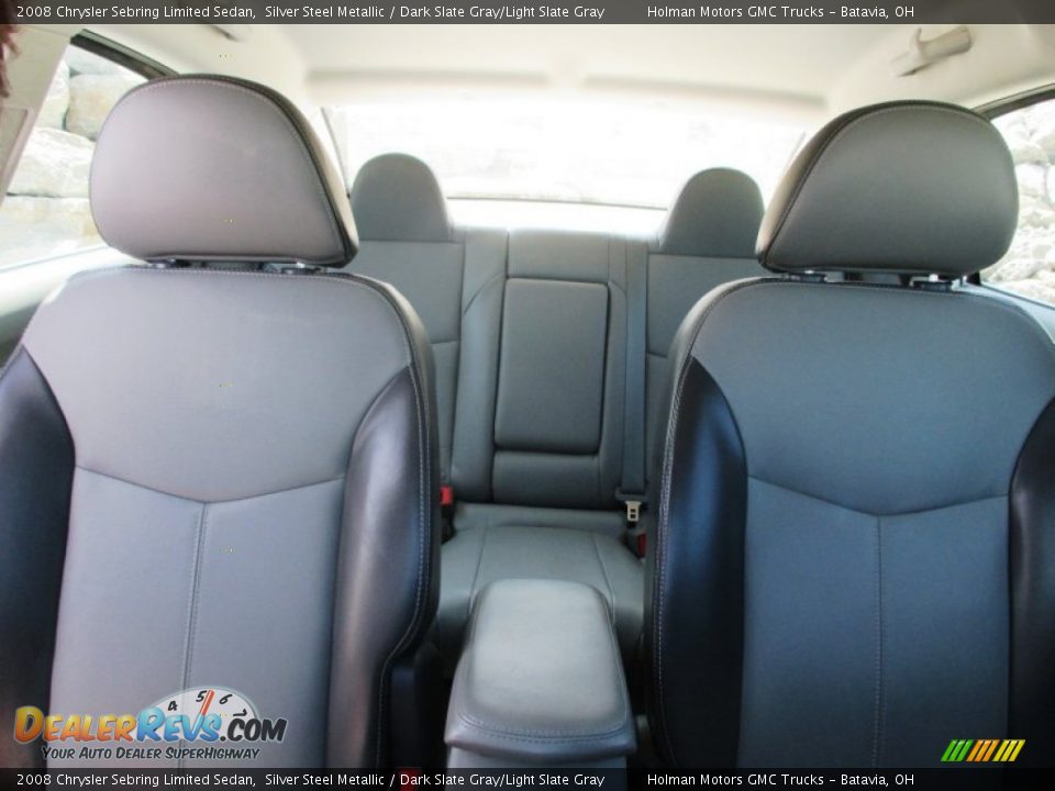 2008 Chrysler Sebring Limited Sedan Silver Steel Metallic / Dark Slate Gray/Light Slate Gray Photo #31