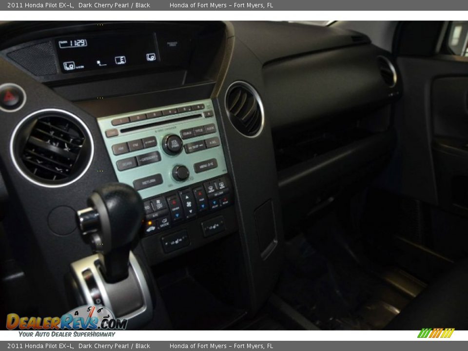 2011 Honda Pilot EX-L Dark Cherry Pearl / Black Photo #15