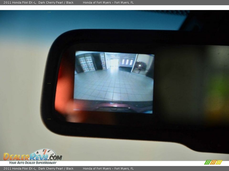 2011 Honda Pilot EX-L Dark Cherry Pearl / Black Photo #18