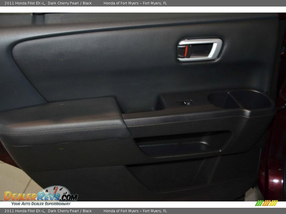 2011 Honda Pilot EX-L Dark Cherry Pearl / Black Photo #21