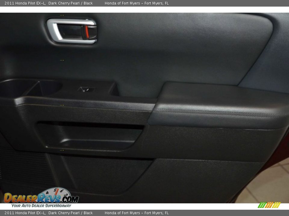 2011 Honda Pilot EX-L Dark Cherry Pearl / Black Photo #27