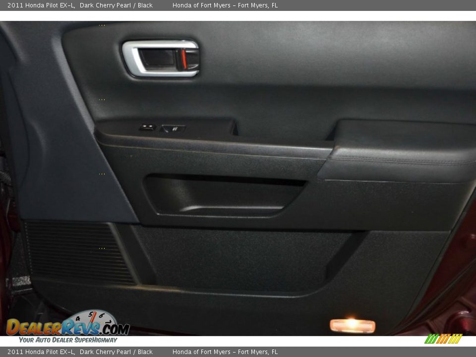2011 Honda Pilot EX-L Dark Cherry Pearl / Black Photo #29