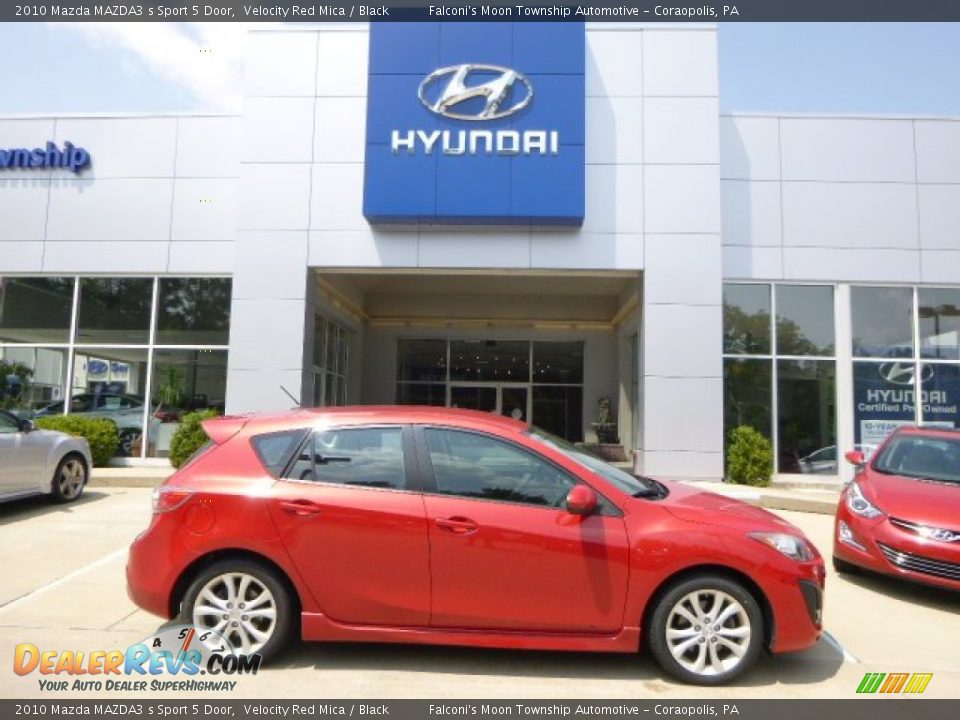 2010 Mazda MAZDA3 s Sport 5 Door Velocity Red Mica / Black Photo #1