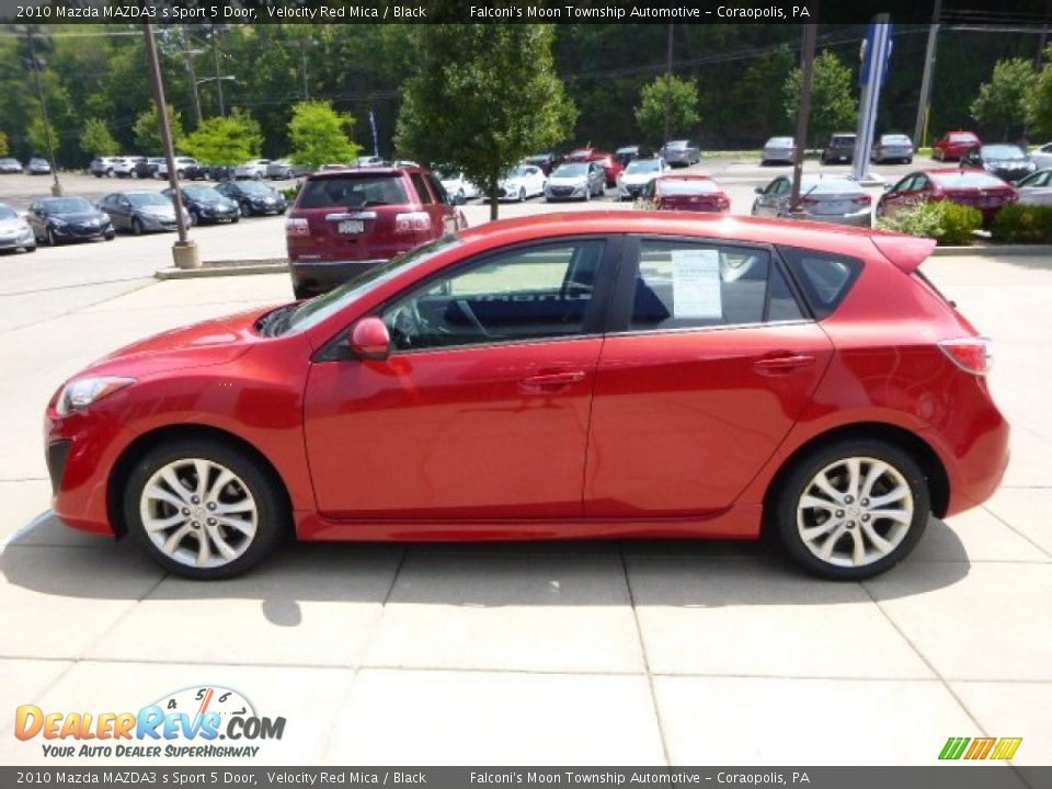 2010 Mazda MAZDA3 s Sport 5 Door Velocity Red Mica / Black Photo #2