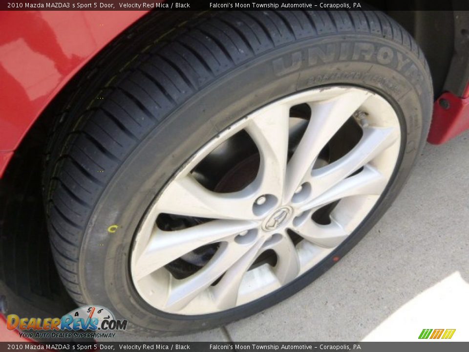 2010 Mazda MAZDA3 s Sport 5 Door Velocity Red Mica / Black Photo #3