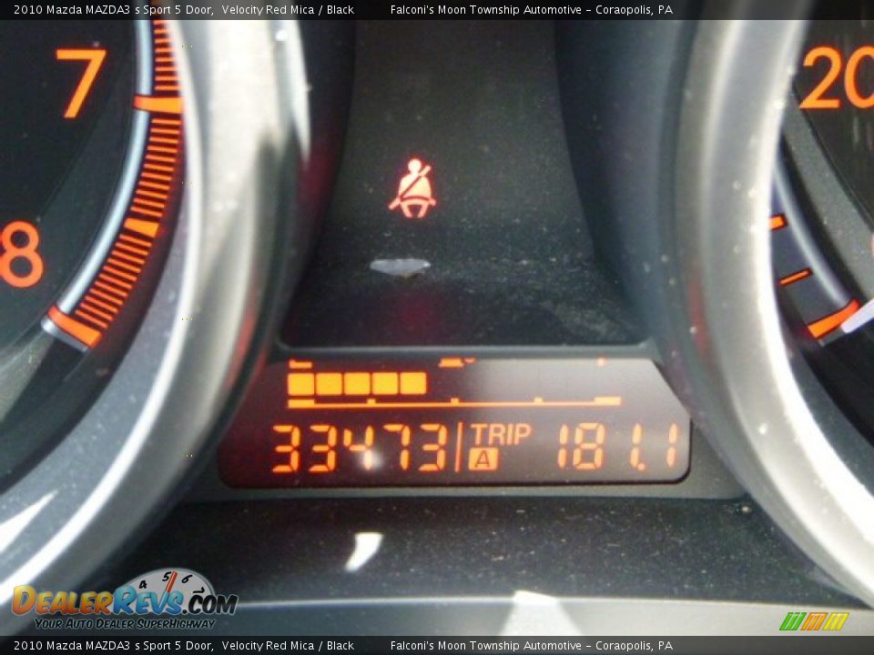 2010 Mazda MAZDA3 s Sport 5 Door Velocity Red Mica / Black Photo #5