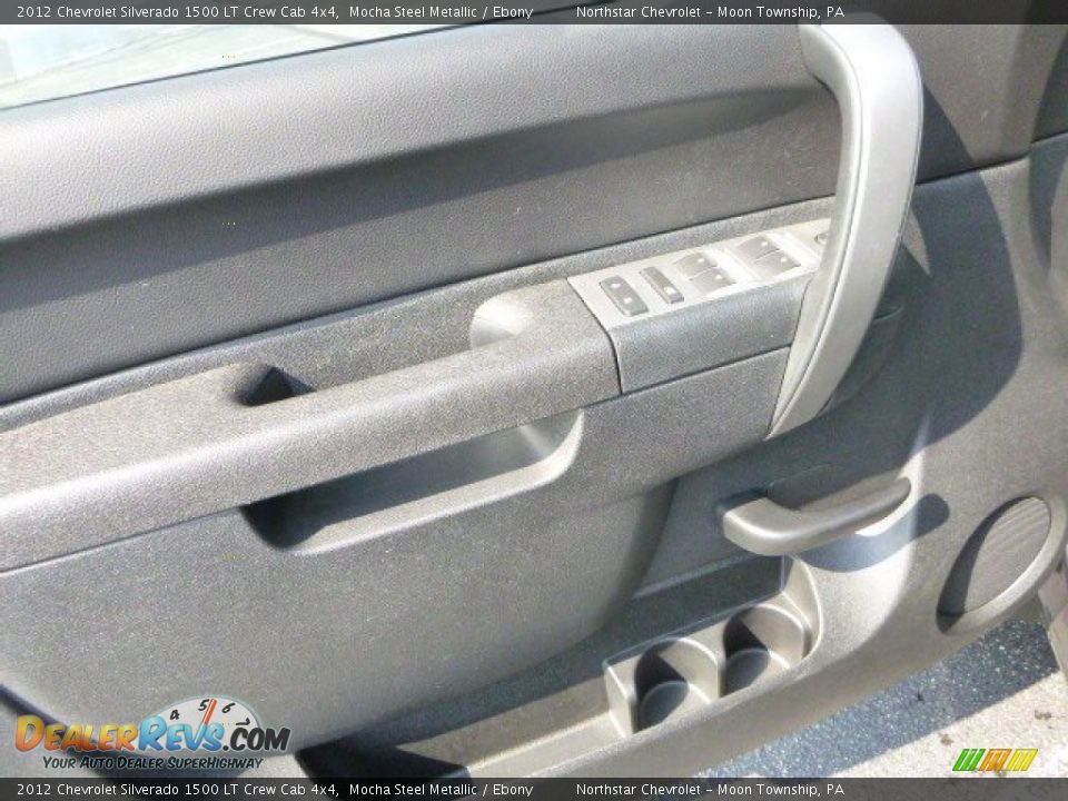 2012 Chevrolet Silverado 1500 LT Crew Cab 4x4 Mocha Steel Metallic / Ebony Photo #16