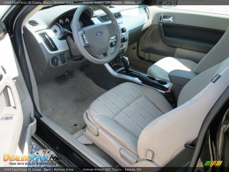 2008 Ford Focus SE Coupe Black / Medium Stone Photo #5