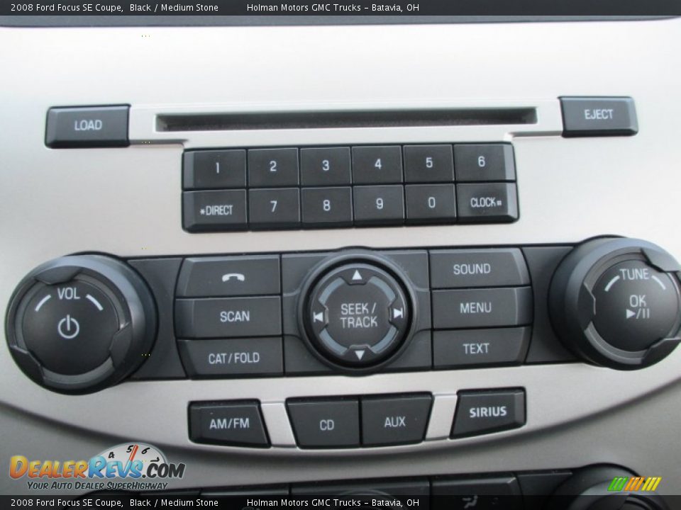 2008 Ford Focus SE Coupe Black / Medium Stone Photo #7