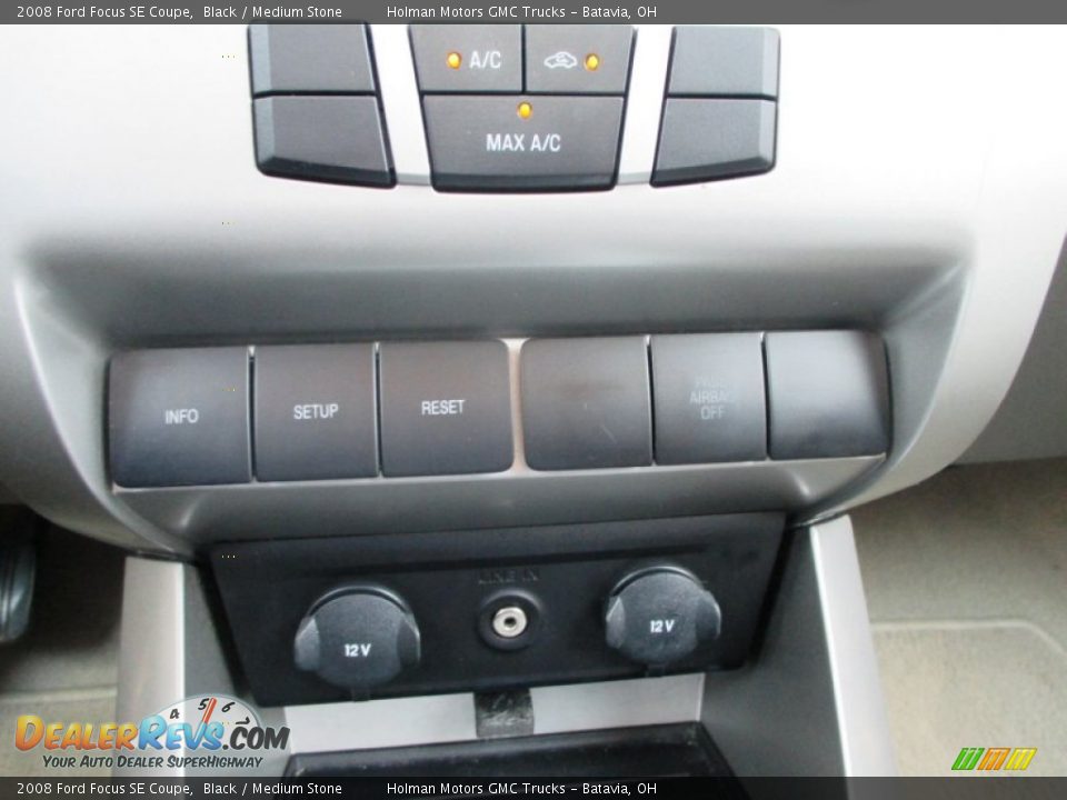 2008 Ford Focus SE Coupe Black / Medium Stone Photo #9