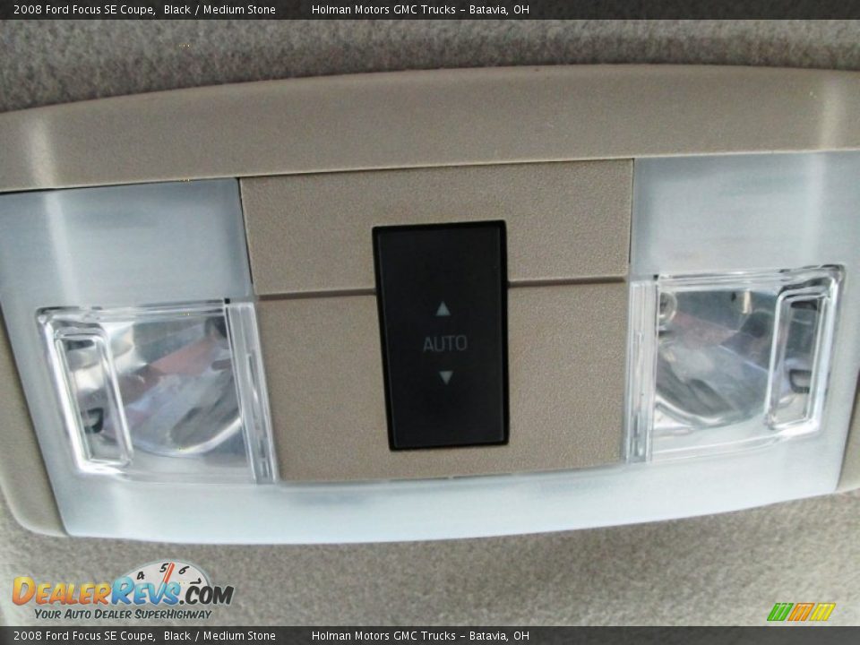 2008 Ford Focus SE Coupe Black / Medium Stone Photo #16