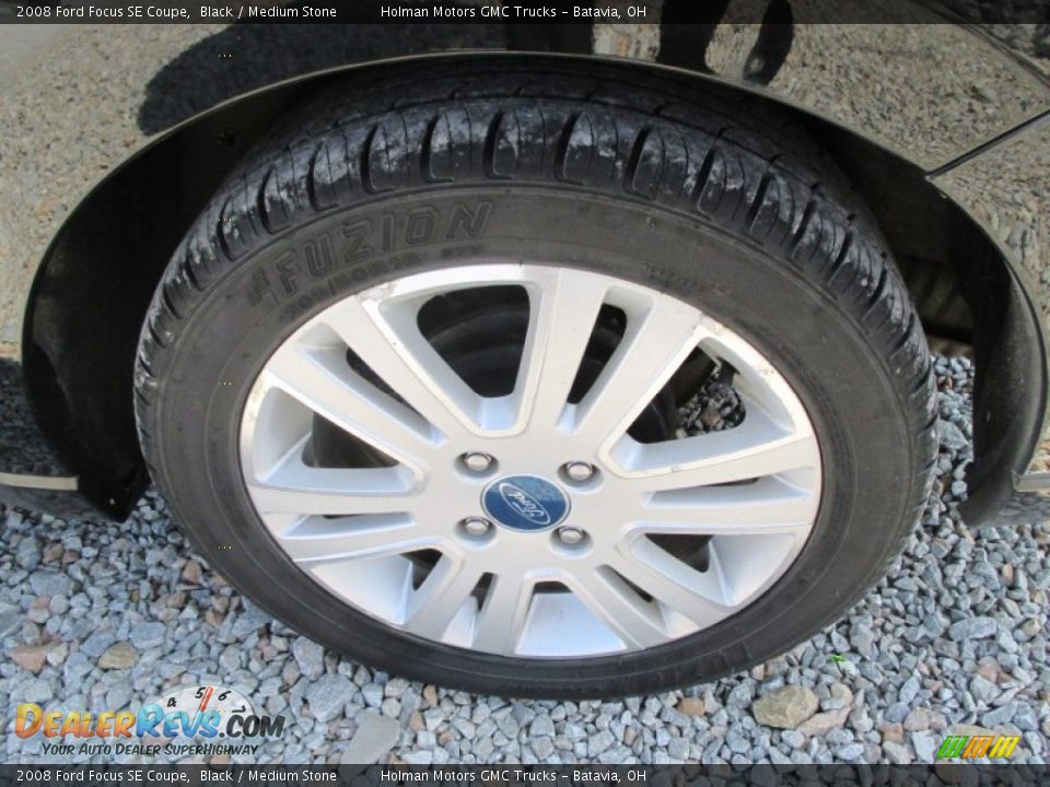 2008 Ford Focus SE Coupe Black / Medium Stone Photo #19