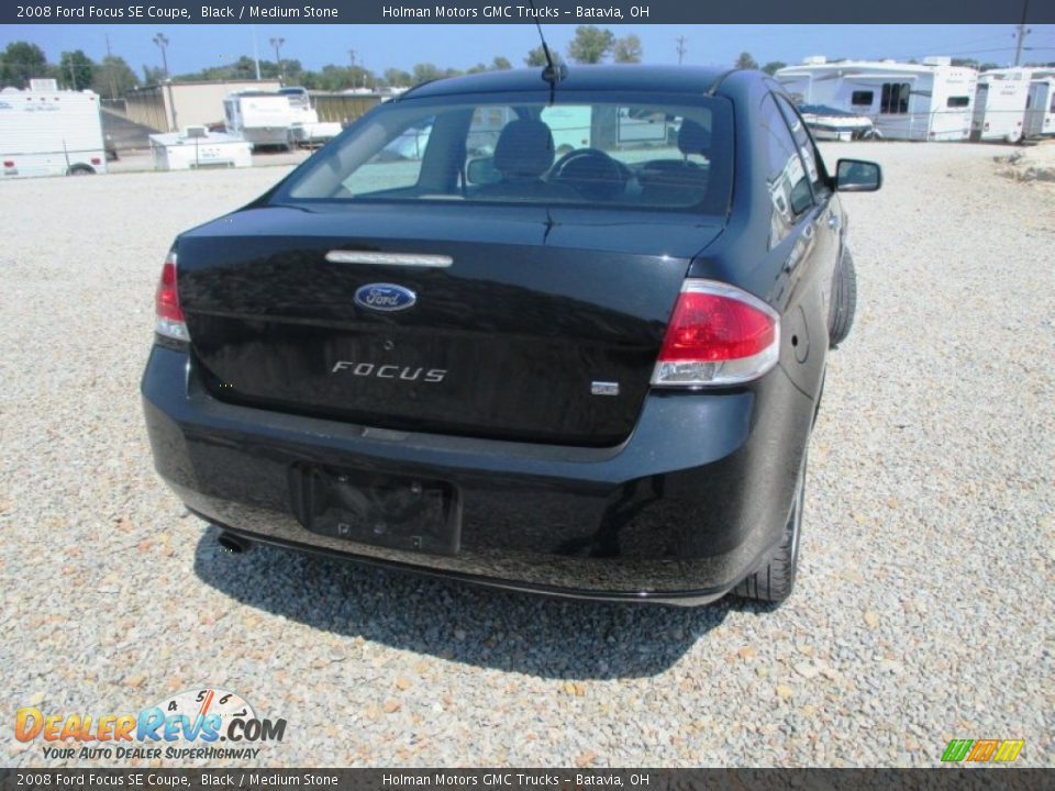 2008 Ford Focus SE Coupe Black / Medium Stone Photo #21