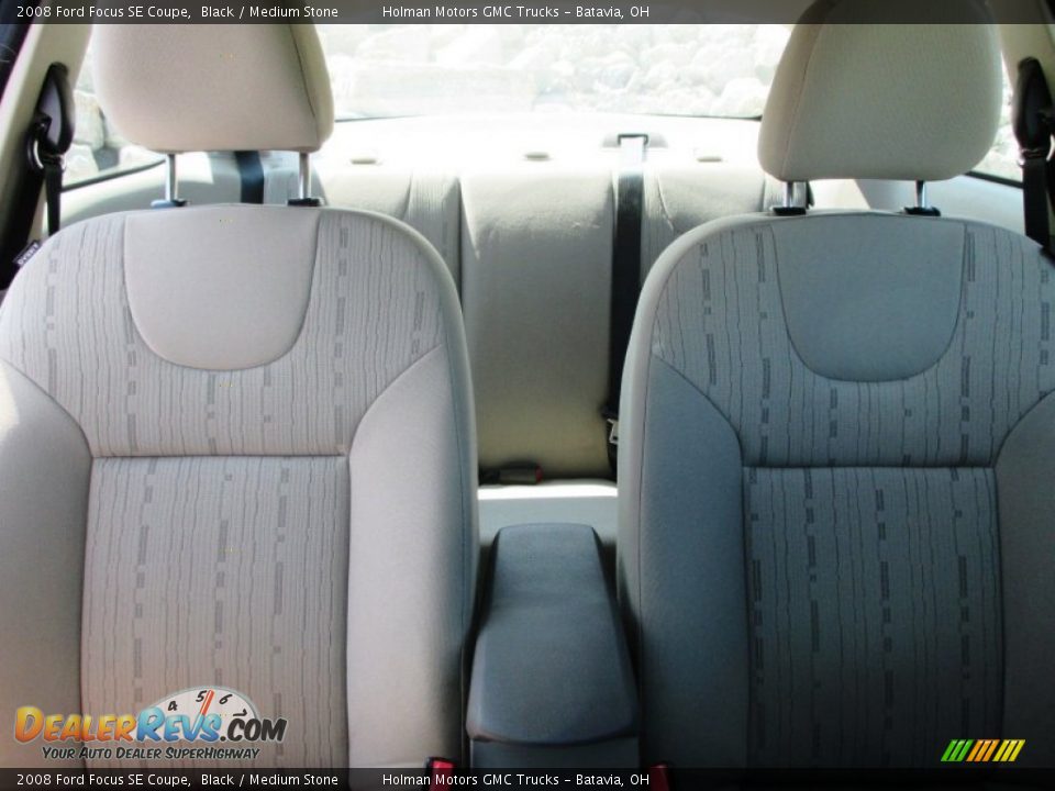 2008 Ford Focus SE Coupe Black / Medium Stone Photo #24
