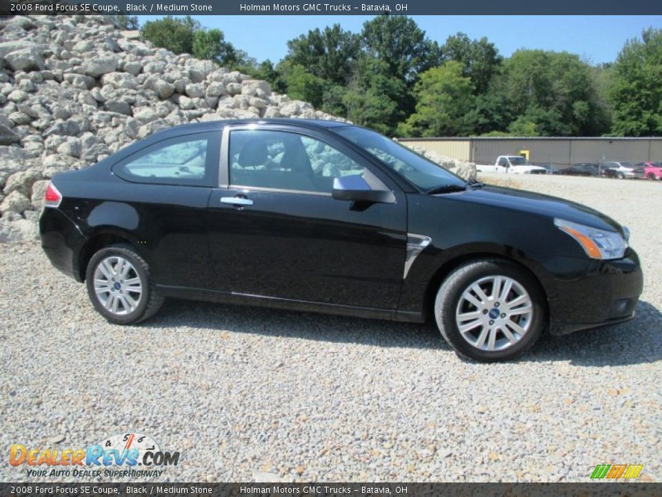2008 Ford Focus SE Coupe Black / Medium Stone Photo #25