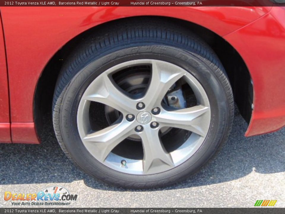 2012 Toyota Venza XLE AWD Wheel Photo #3