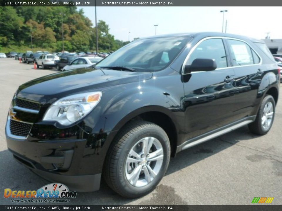 2015 Chevrolet Equinox LS AWD Black / Jet Black Photo #1