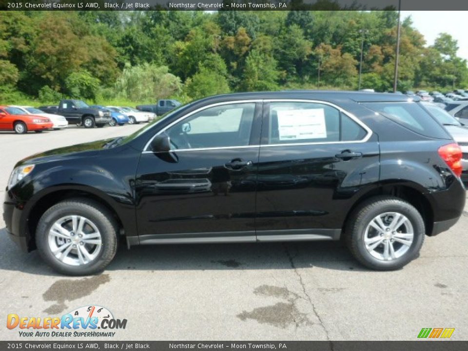 2015 Chevrolet Equinox LS AWD Black / Jet Black Photo #2
