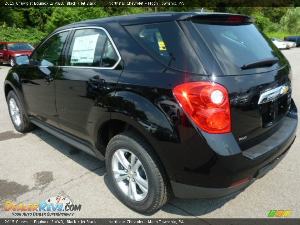 2015 Chevrolet Equinox LS AWD Black / Jet Black Photo #3