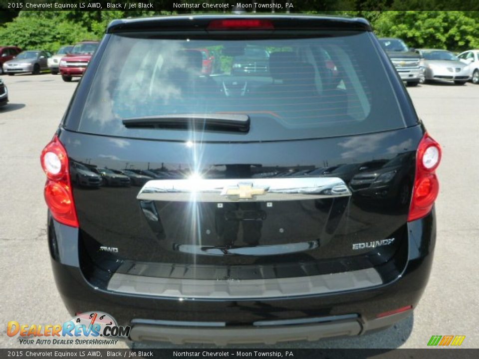 2015 Chevrolet Equinox LS AWD Black / Jet Black Photo #4