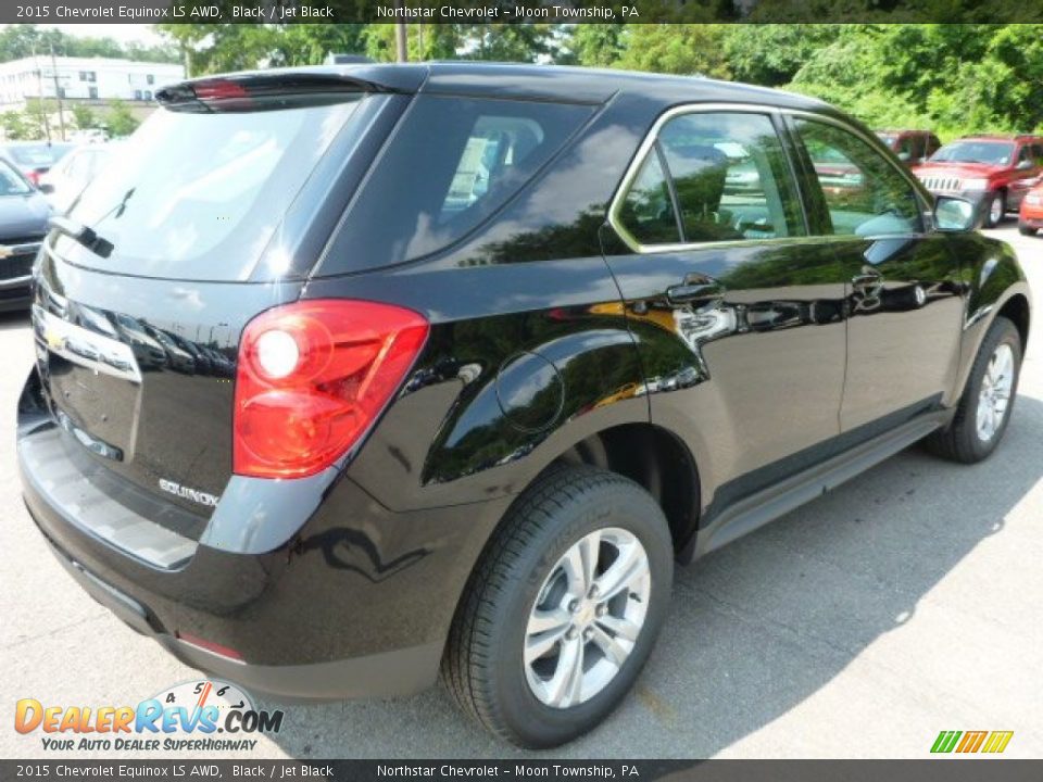 2015 Chevrolet Equinox LS AWD Black / Jet Black Photo #5
