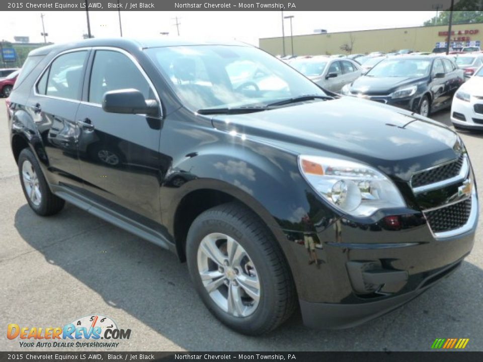 2015 Chevrolet Equinox LS AWD Black / Jet Black Photo #7