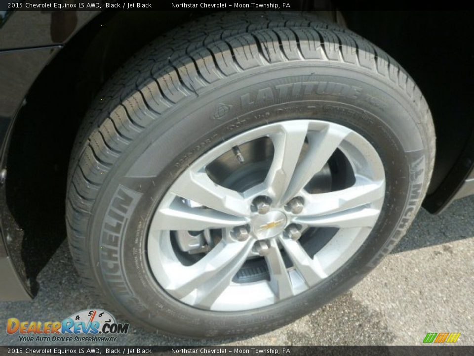 2015 Chevrolet Equinox LS AWD Black / Jet Black Photo #9