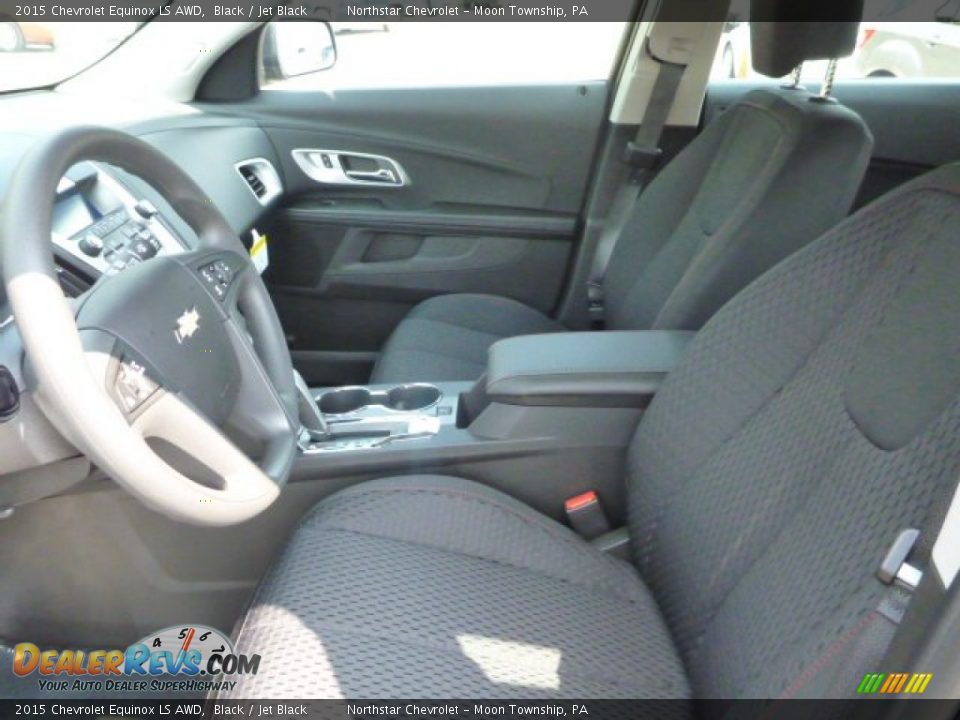 2015 Chevrolet Equinox LS AWD Black / Jet Black Photo #10