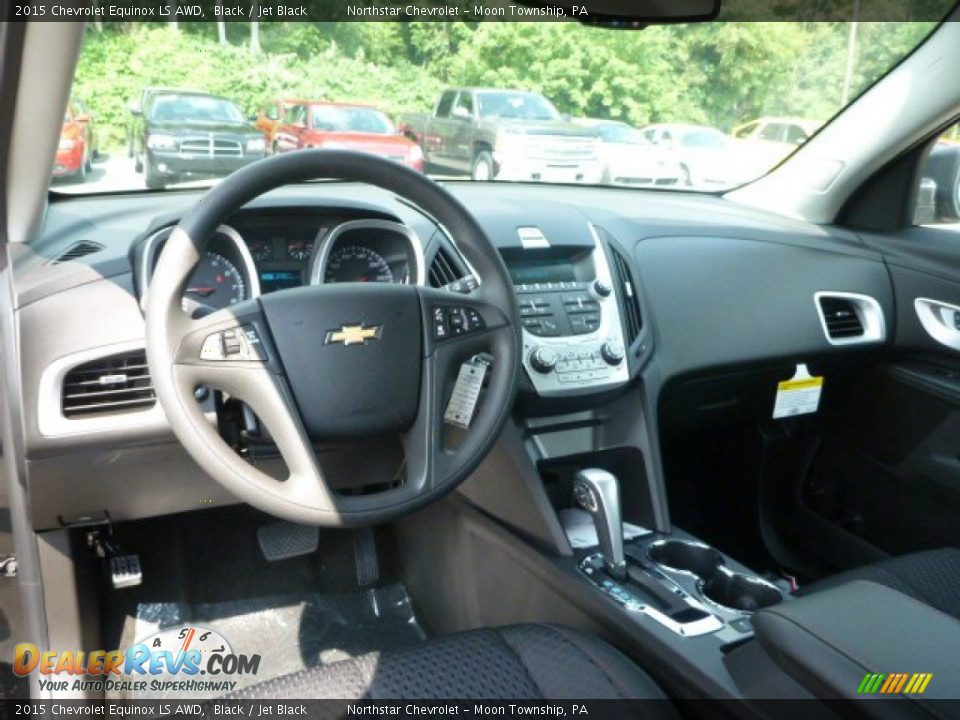 2015 Chevrolet Equinox LS AWD Black / Jet Black Photo #12