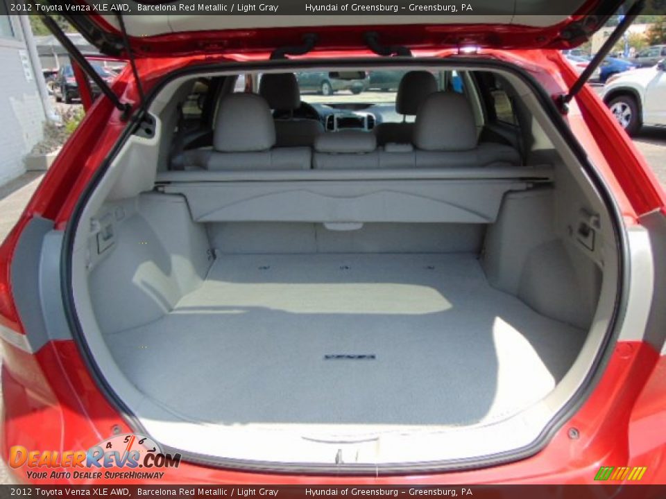 2012 Toyota Venza XLE AWD Barcelona Red Metallic / Light Gray Photo #21