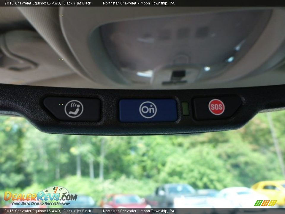 2015 Chevrolet Equinox LS AWD Black / Jet Black Photo #17