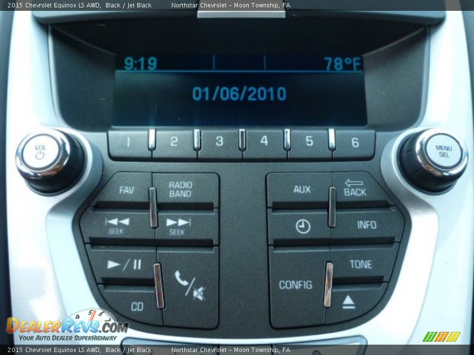 2015 Chevrolet Equinox LS AWD Black / Jet Black Photo #18