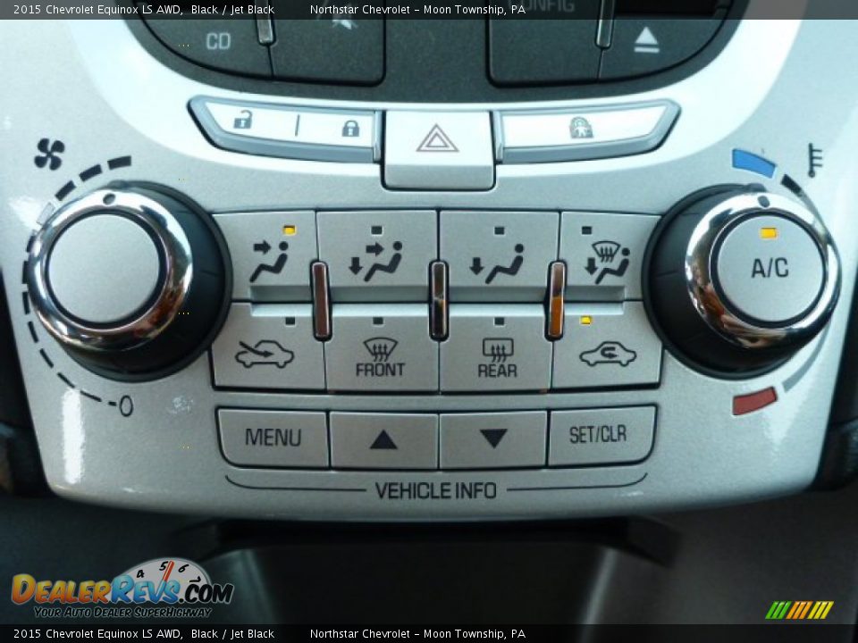 2015 Chevrolet Equinox LS AWD Black / Jet Black Photo #19