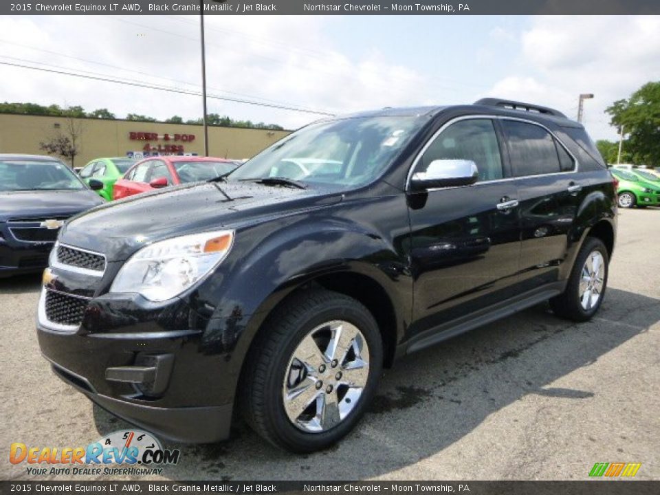 2015 Chevrolet Equinox LT AWD Black Granite Metallic / Jet Black Photo #1