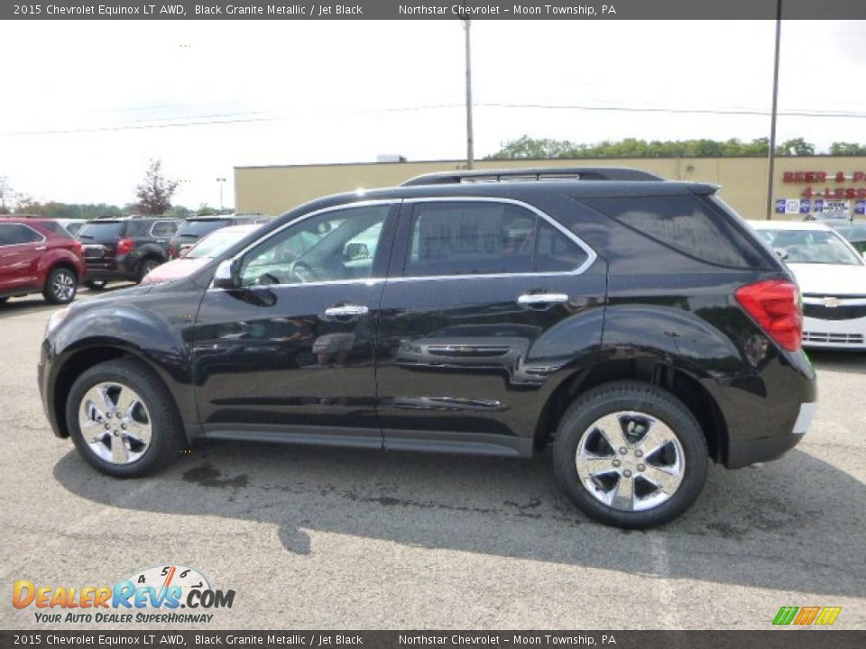 2015 Chevrolet Equinox LT AWD Black Granite Metallic / Jet Black Photo #2