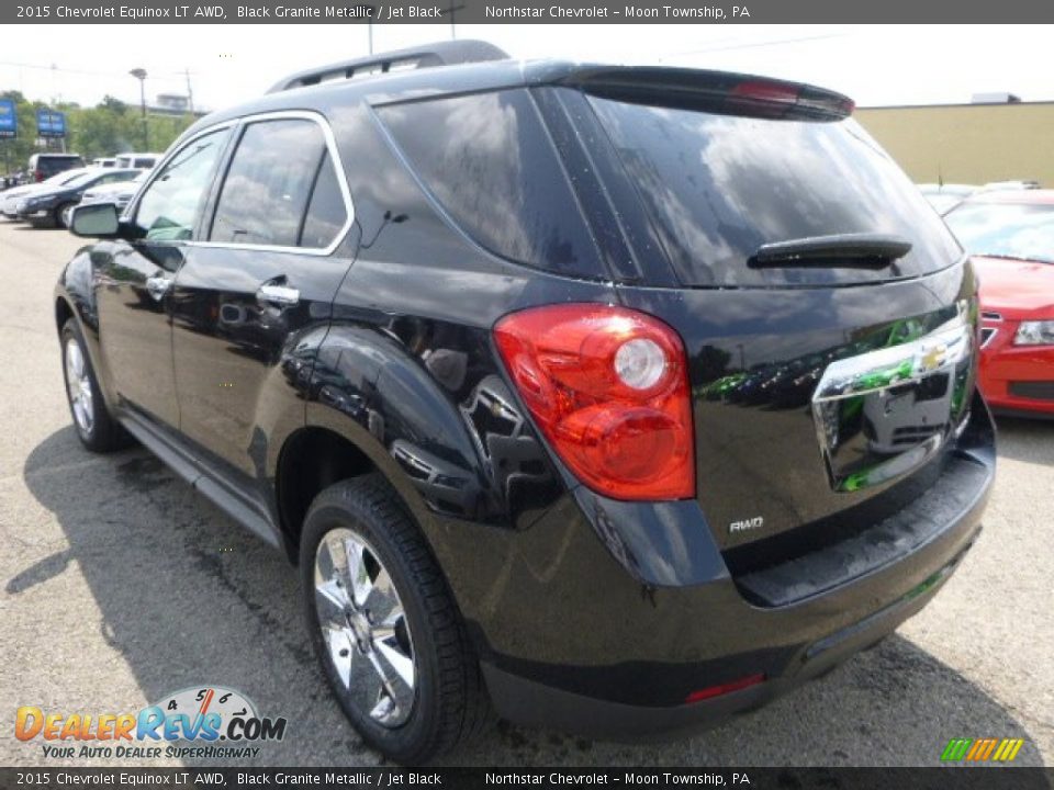 2015 Chevrolet Equinox LT AWD Black Granite Metallic / Jet Black Photo #3