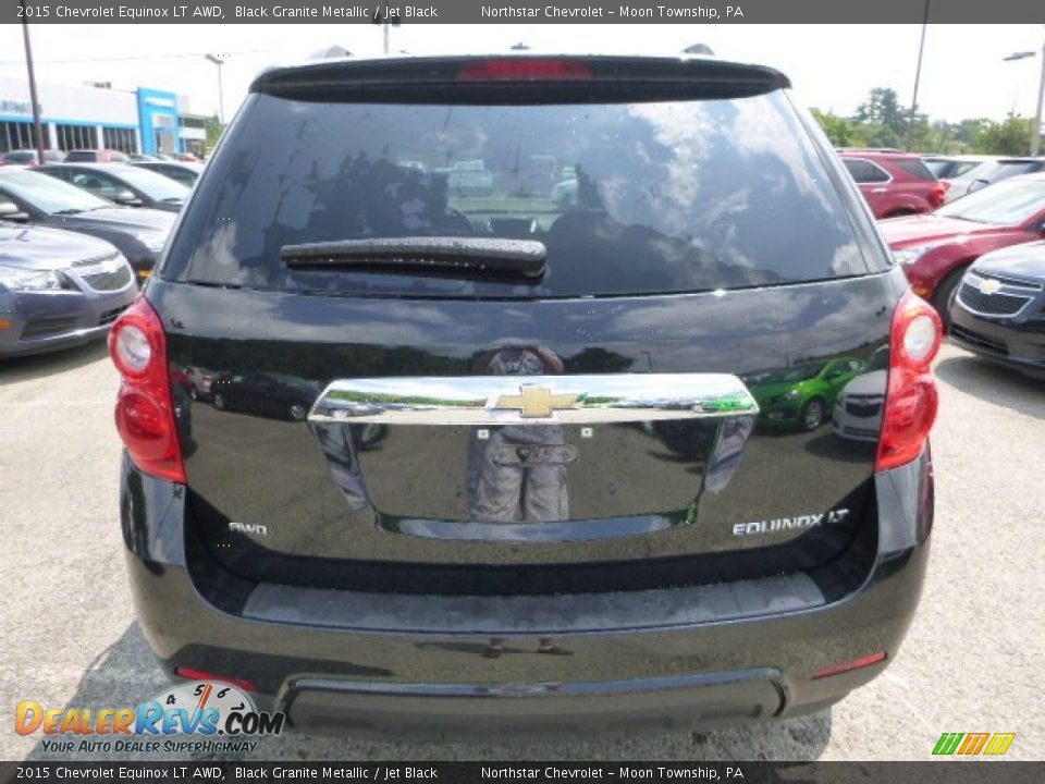 2015 Chevrolet Equinox LT AWD Black Granite Metallic / Jet Black Photo #4