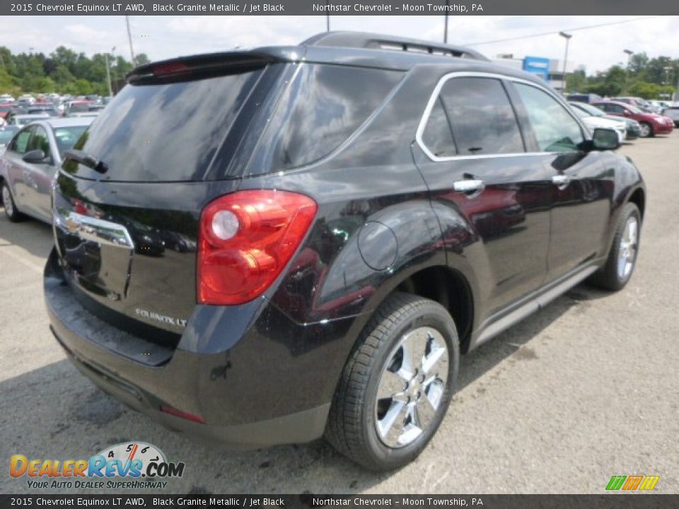 2015 Chevrolet Equinox LT AWD Black Granite Metallic / Jet Black Photo #5